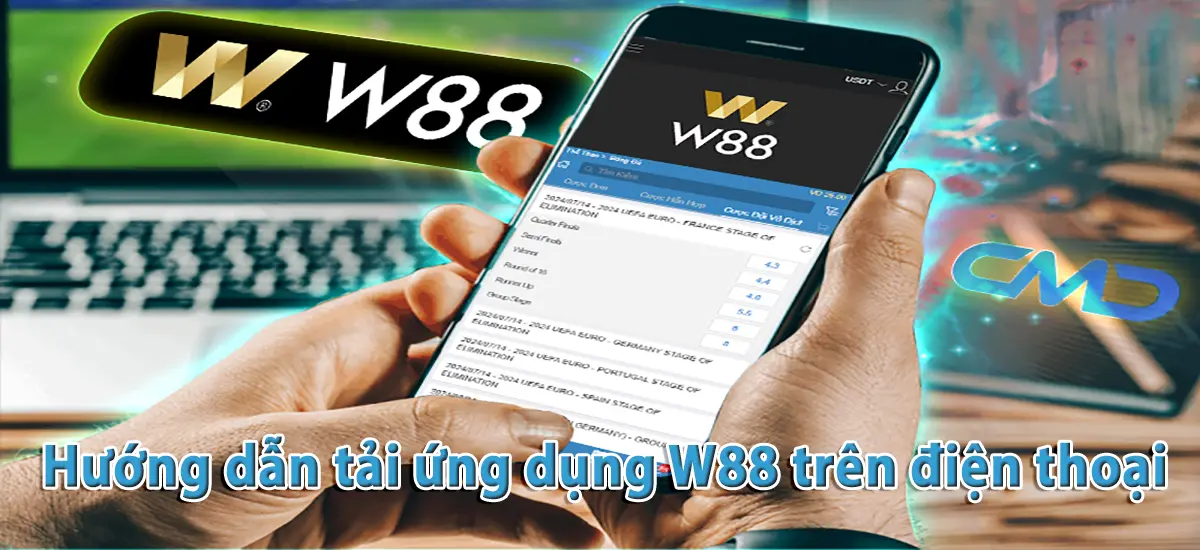 Hướng dẫn tải ứng dụng W88 trên điện thoại di động